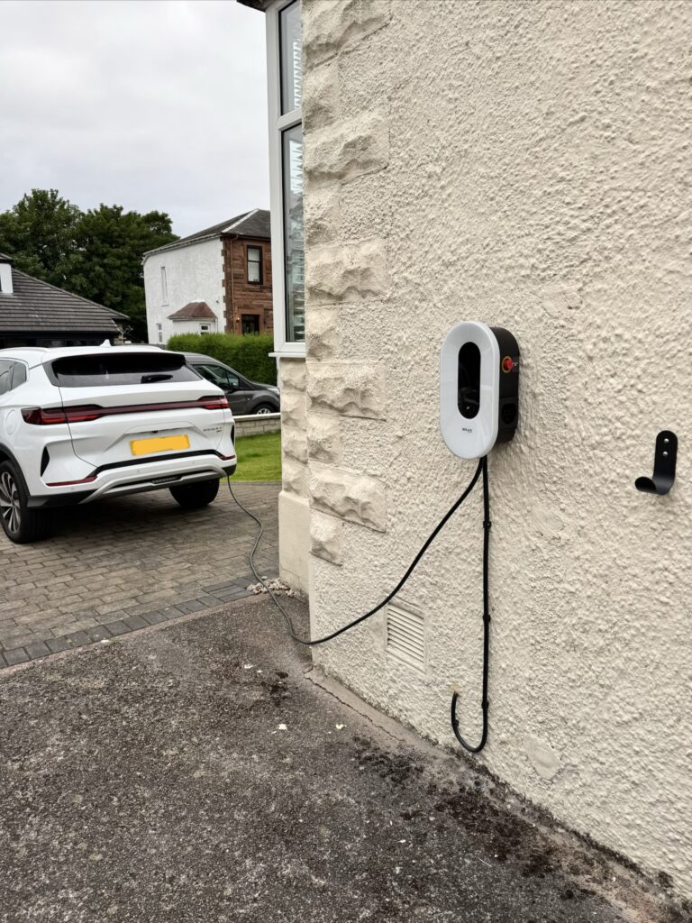 EV charger installation